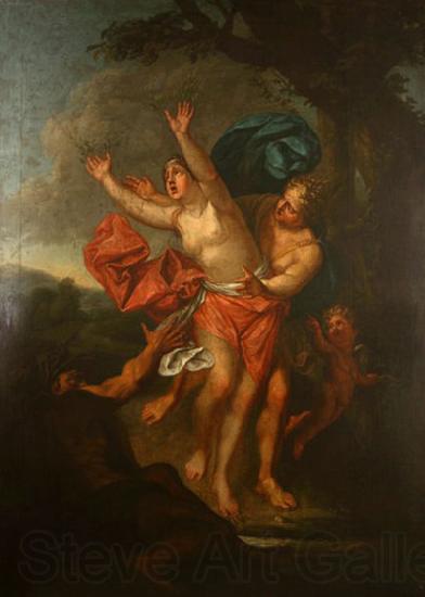Carl Christian Klass Apollo and Daphne Norge oil painting art
